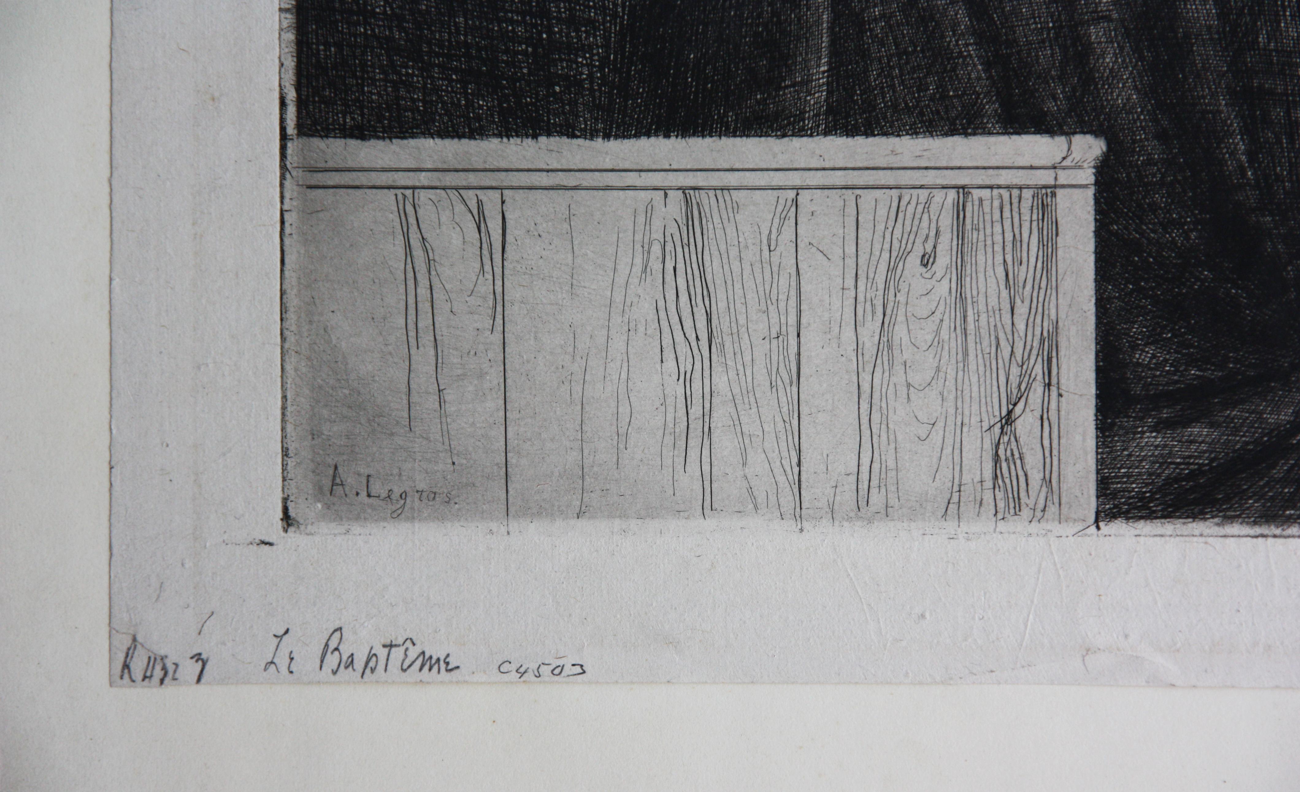 Alphonse Legros was born in Dijon in 1837; his father was an accountant, and came from the neighbouring village of Véronnes. While young, Legros visited the farms of his relatives, and the peasants and landscapes of that part of France are the