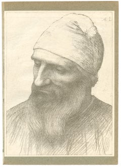 "Tete d'Etude" litografía original