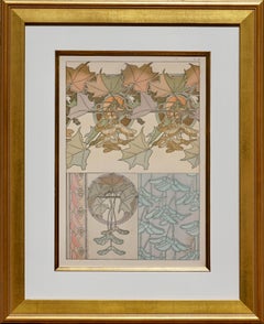 Alphonse Mucha 1902 Lithograph “Les Documents Decoratifs” PL 39