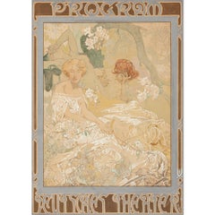 Alphonse Mucha Komödie 1908 Deutsches Theater, New York