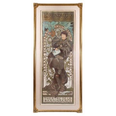 Alphonse Mucha "Lorenzaccio" Lithograph
