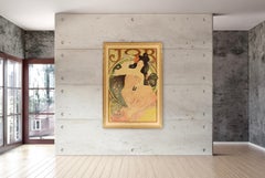 Original-Poster "JOB" von Alphonse Mucha, Jugendstil-Klassiker, 1898