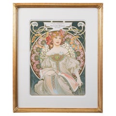 Alphonse Mucha "Reverie" Lithograph