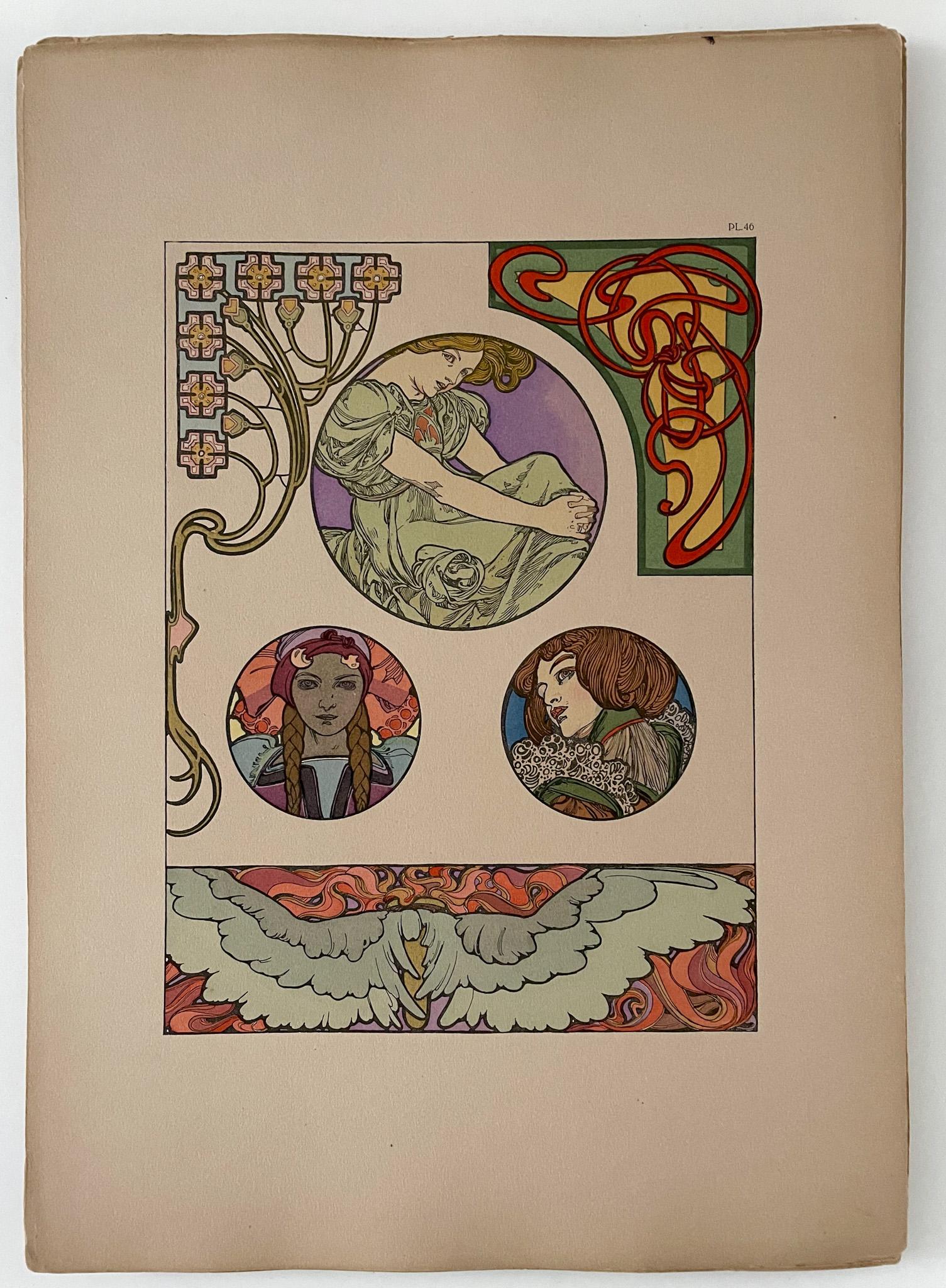 Alphonse Mucha's Documents Decoratifs (Complete in Four Portfolios) For Sale 6