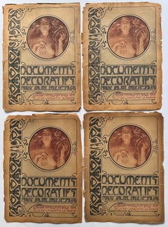 Alphonse Mucha's Documents Decoratifs (Complete in Four Portfolios)