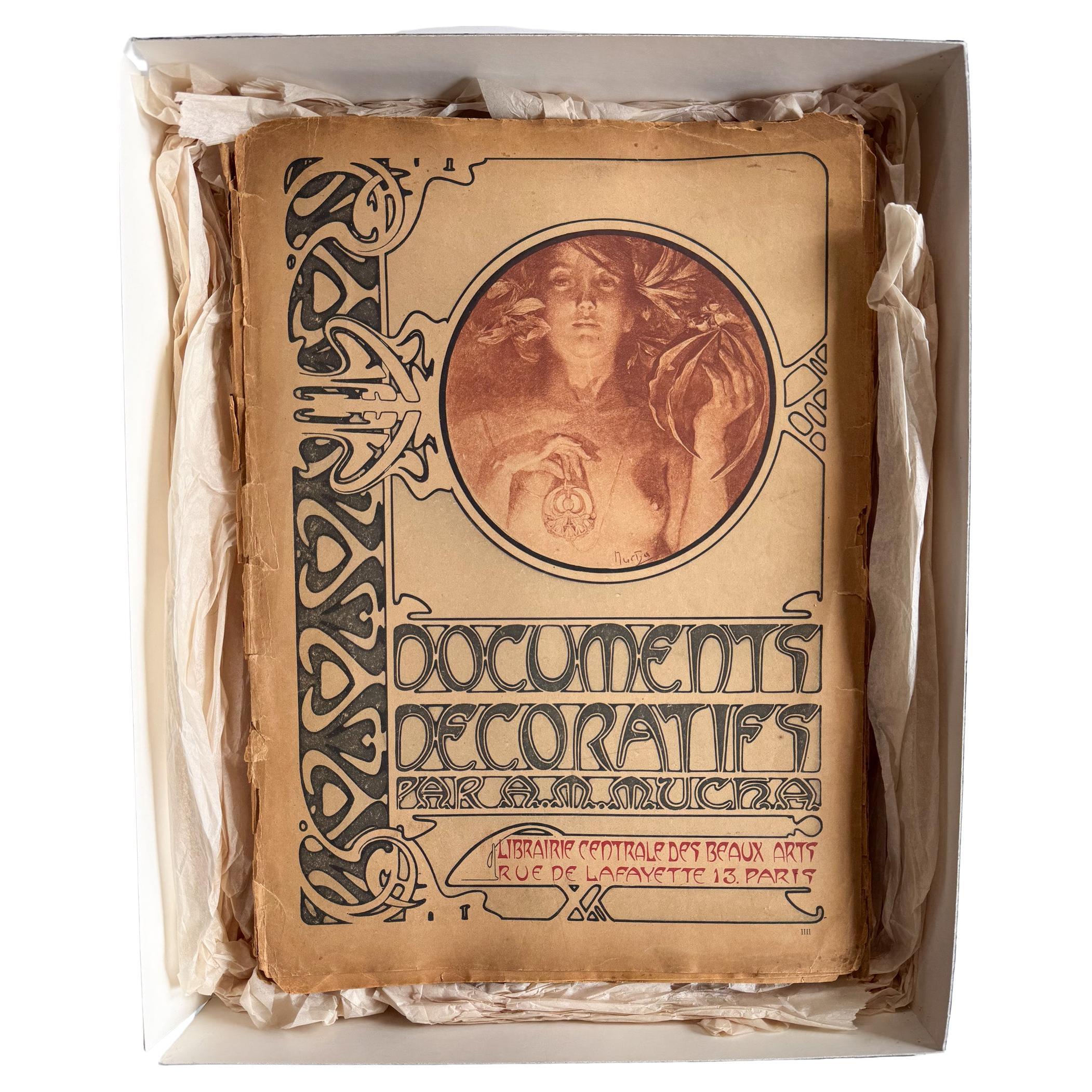 Alphonse Mucha's Documents Decoratifs (Complete in Four Portfolios)