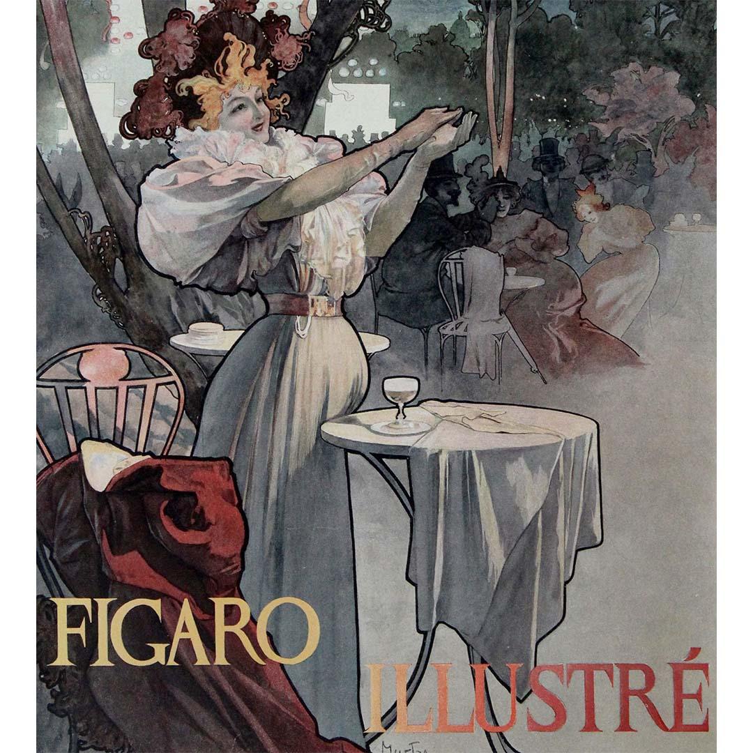 1896 Figaro Illustré Periódico ilustrado francés de Alphonse Mucha en venta 2