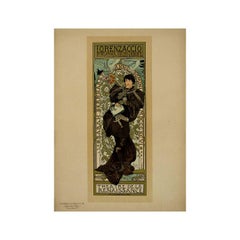 1898 poster Mucha Lorenzaccio - Les Maîtres de l'affiche Pl.114