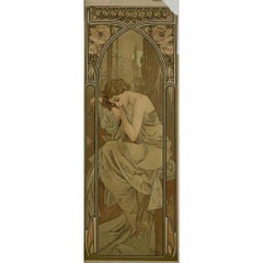 Alphonse Mucha - 1899 Original poster by Alphonse Mucha "Repos de la Nuit" 1899 Original poster by Alphonse Mucha "Repos de la Nuit"