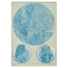 Assiette décorative Alphonse Mucha - Figures 3