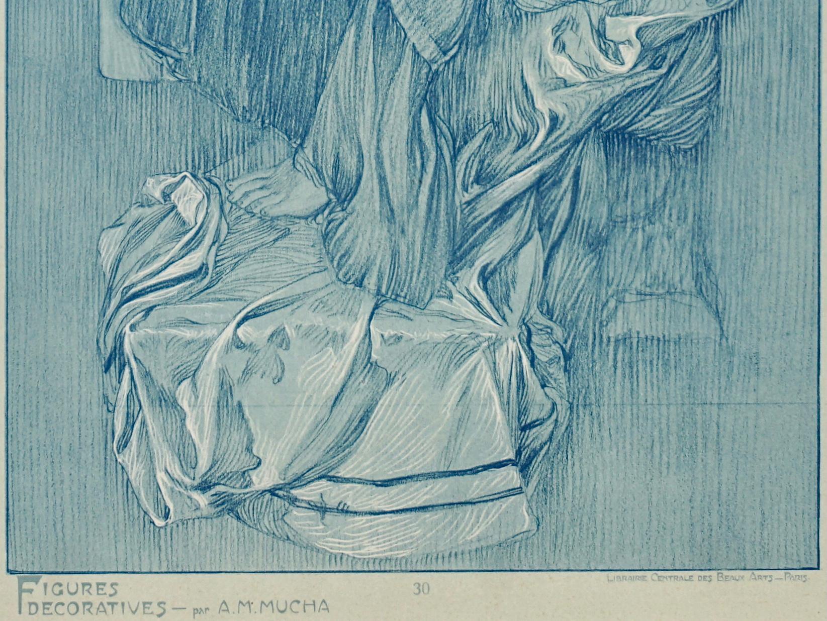 Assiette décorative Alphonse Mucha - Figures 30 en vente 4