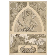 Assiette décorative Alphonse Mucha - Figures 4