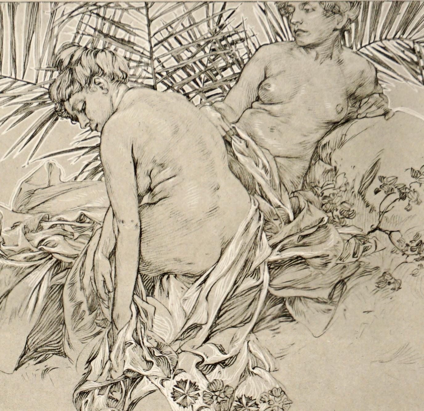 Alphonse Mucha Figuras Decorativas Cartel 29 en venta 3
