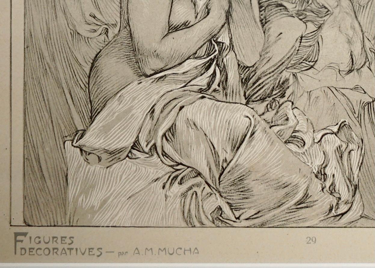 Alphonse Mucha Figuras Decorativas Cartel 29 en venta 4