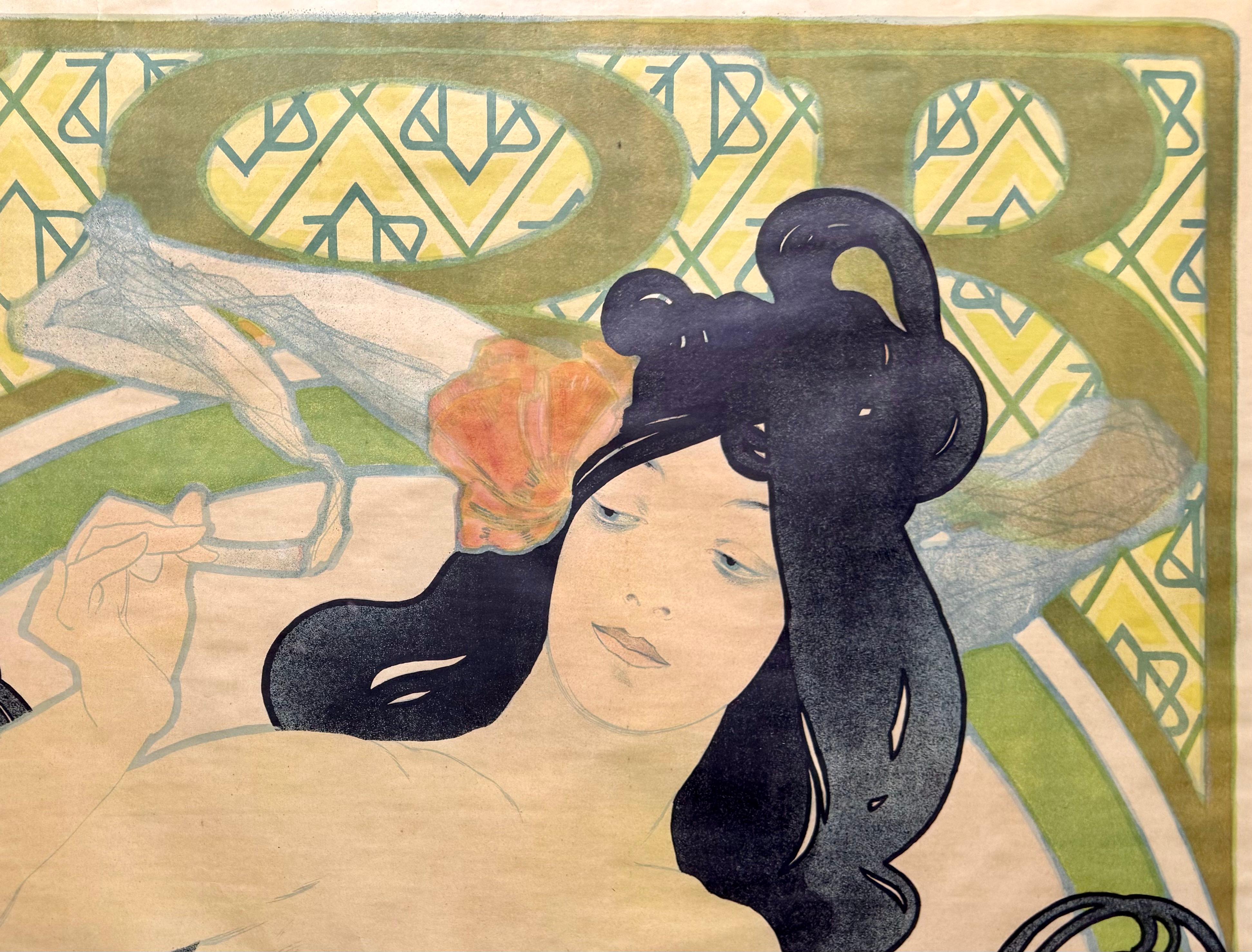 Alphonse Mucha JOB Original Lithograph For Sale 5