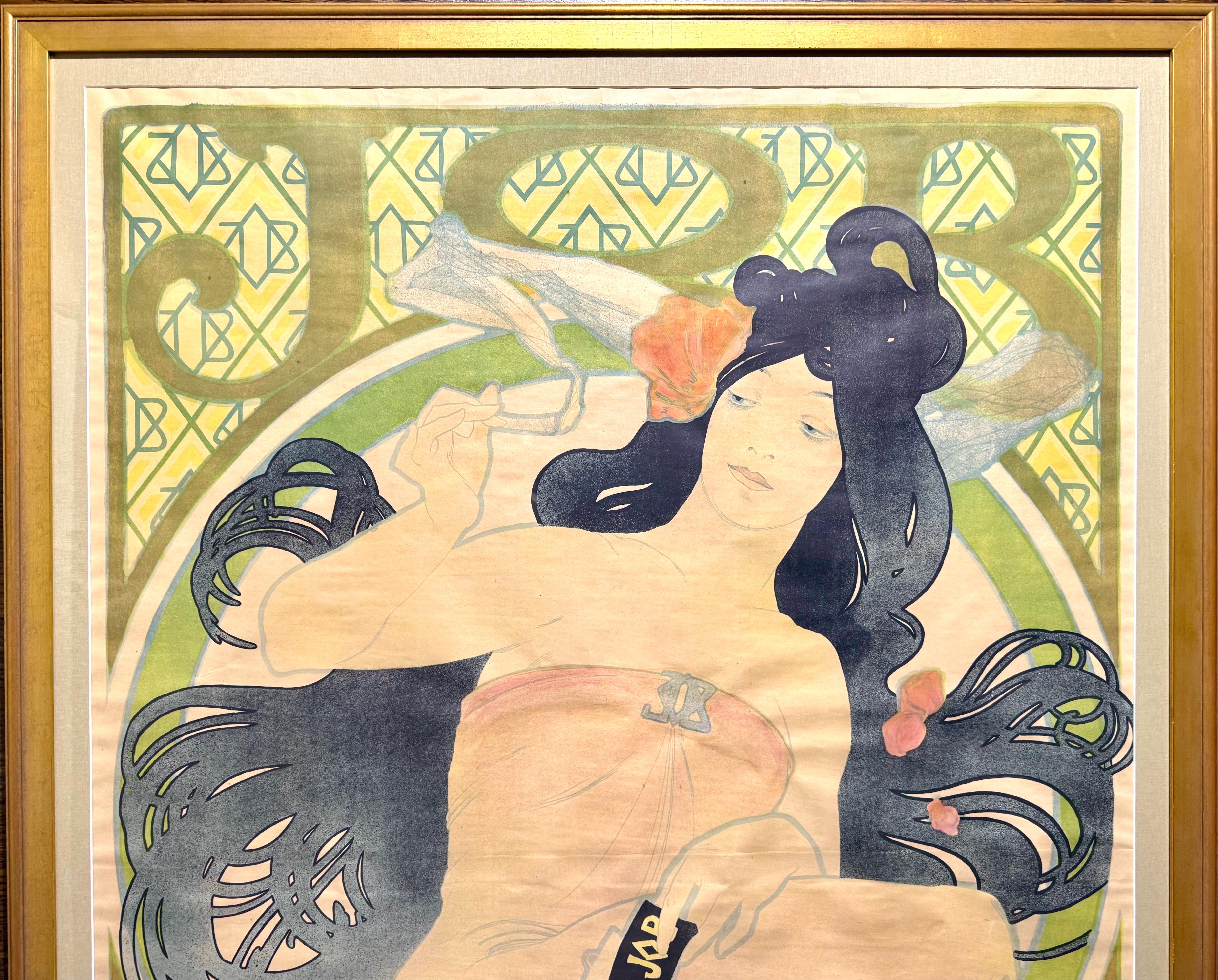 Alphonse Mucha JOB Original Lithograph For Sale 6