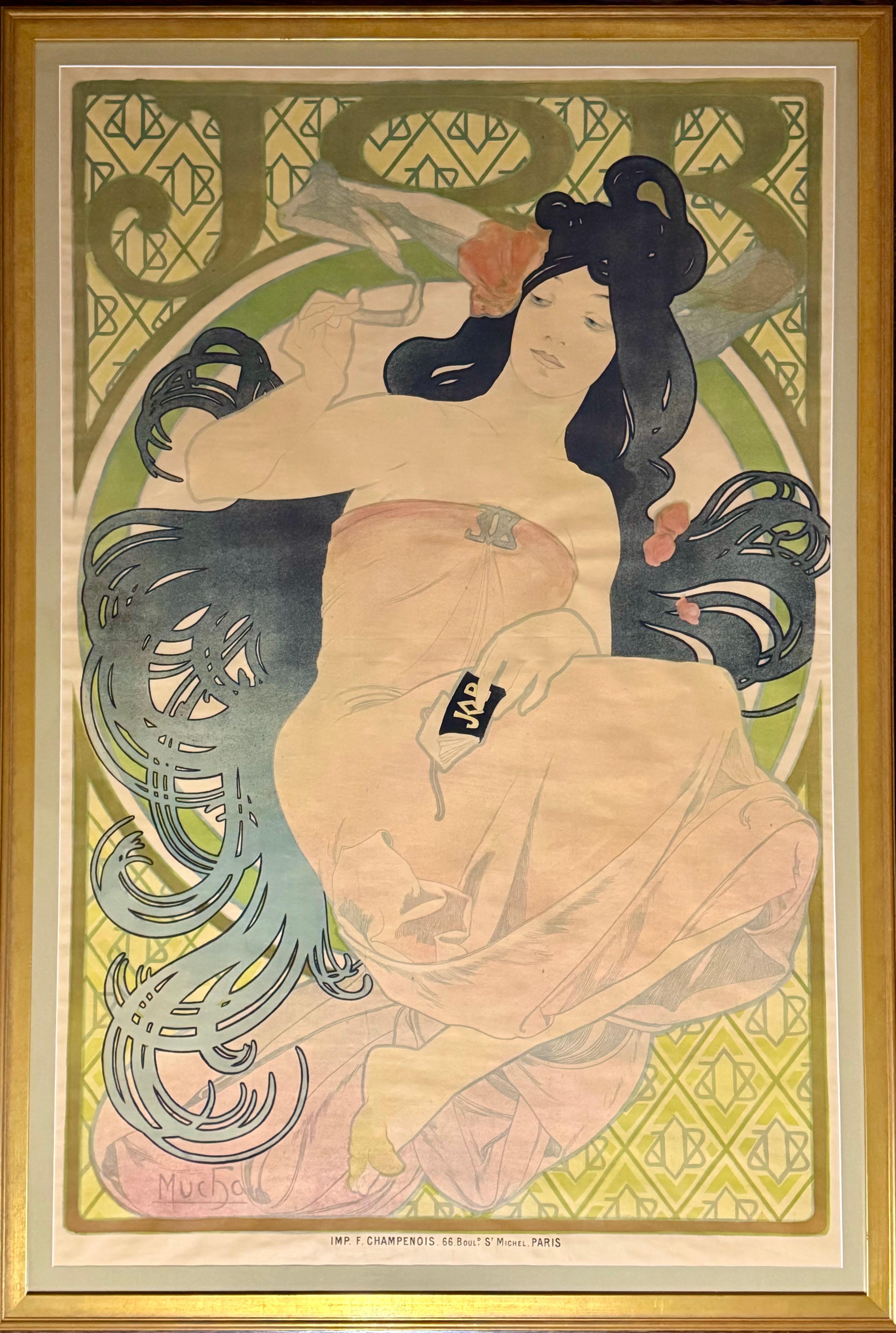 Alphonse Mucha JOB Original Lithograph For Sale 7