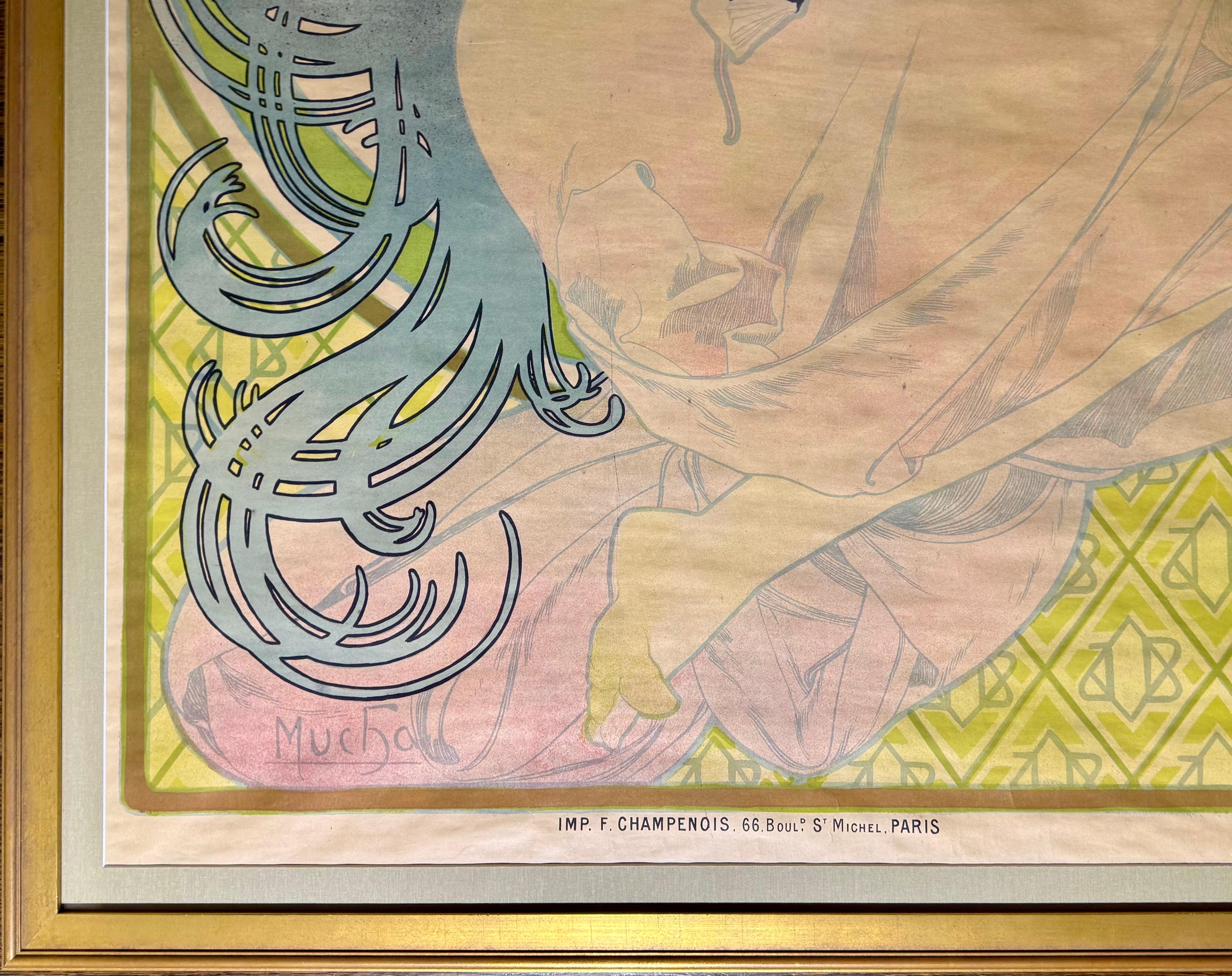 Alphonse Mucha JOB Original Lithograph For Sale 8