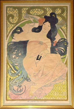 Alphonse Mucha JOB Litografia originale