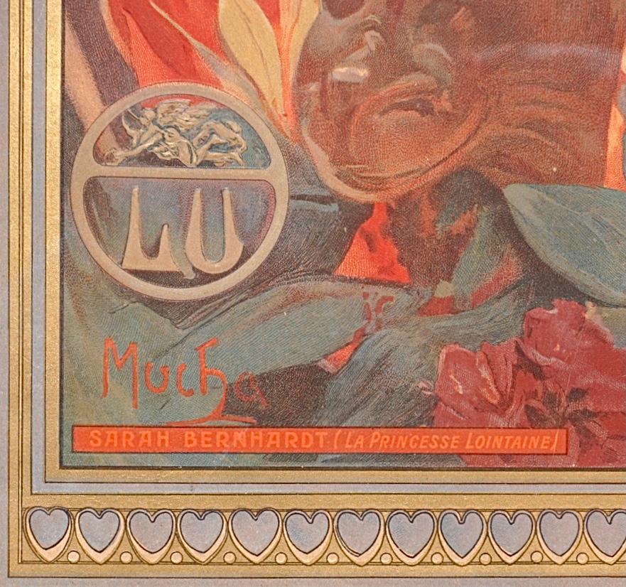 Alphonse Mucha Sarah Bernhardt Lefèvre-Utile 1903 For Sale 2
