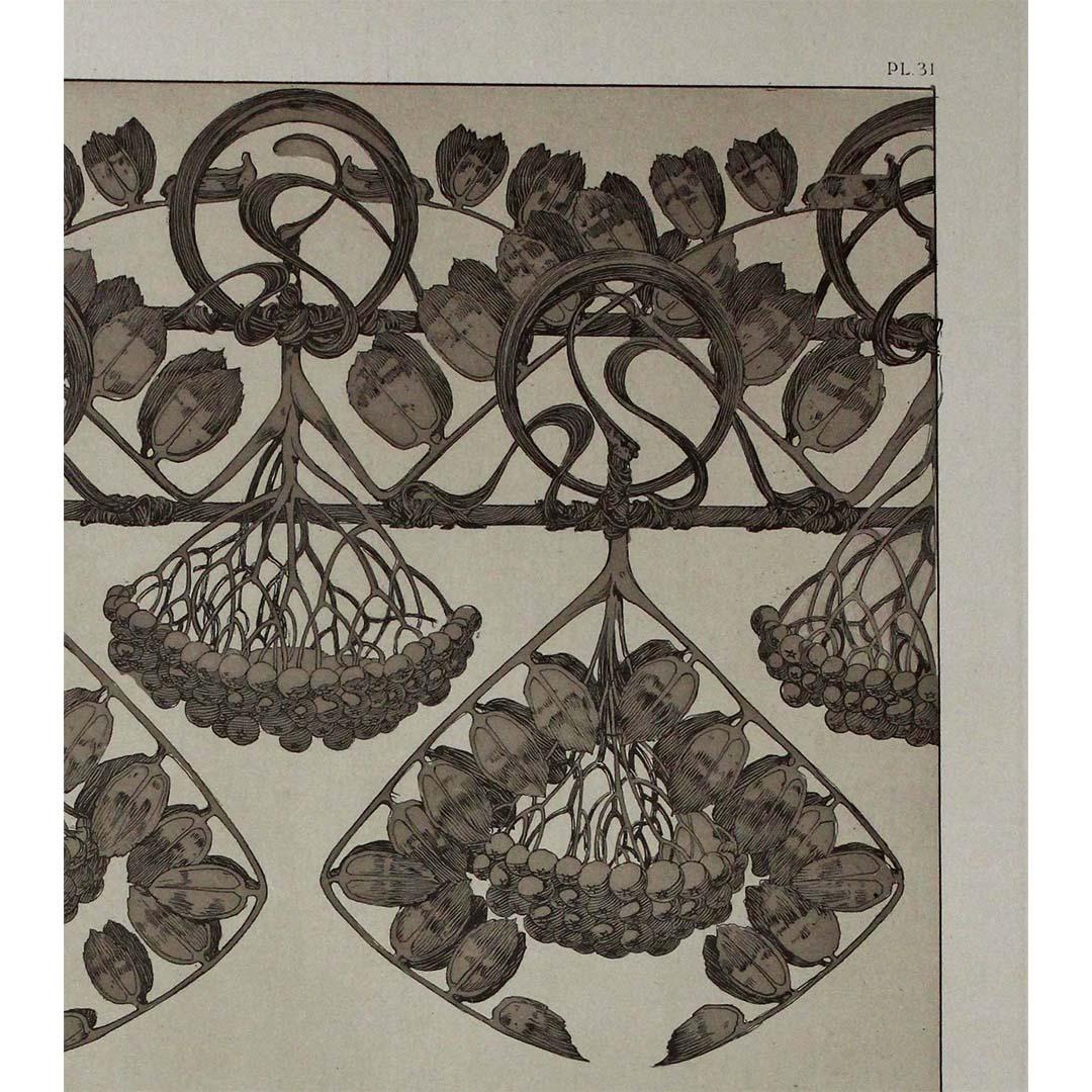 Alphonse Mucha's 1902 Documents décoratifs - Planche 31 For Sale 2