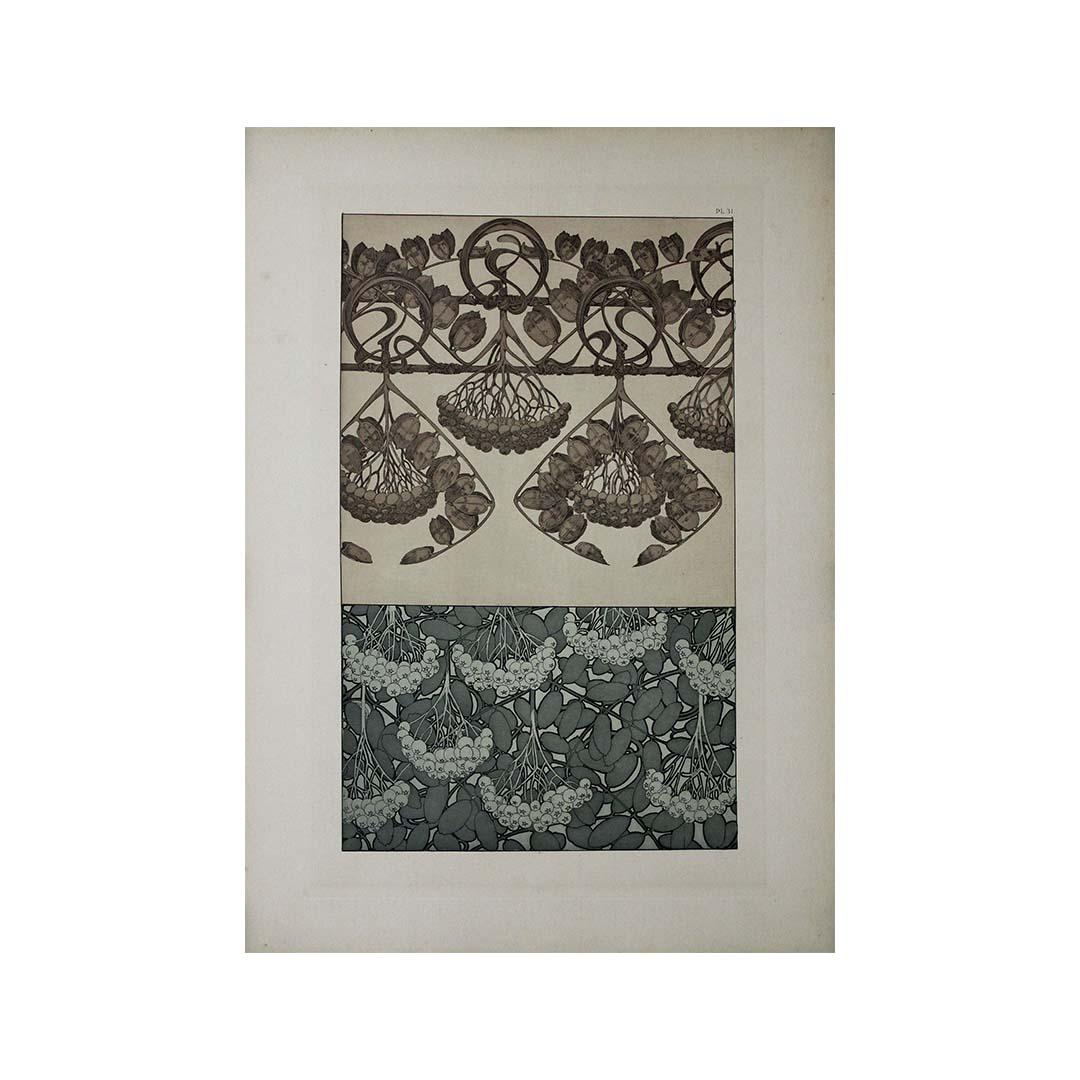 Alphonse Mucha's 1902 Documents décoratifs - Planche 31 For Sale 3