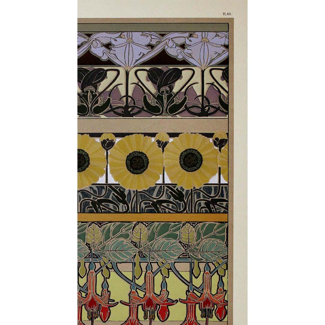 Alphonse Muchas 1902 entstandene Documents décoratifs - Planche 40 im Angebot 2