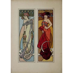 Alphonse Mucha's 1902 Documents décoratifs - Planche 45