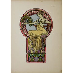 Alphonse Mucha's 1902 Documents décoratifs - Planche 48