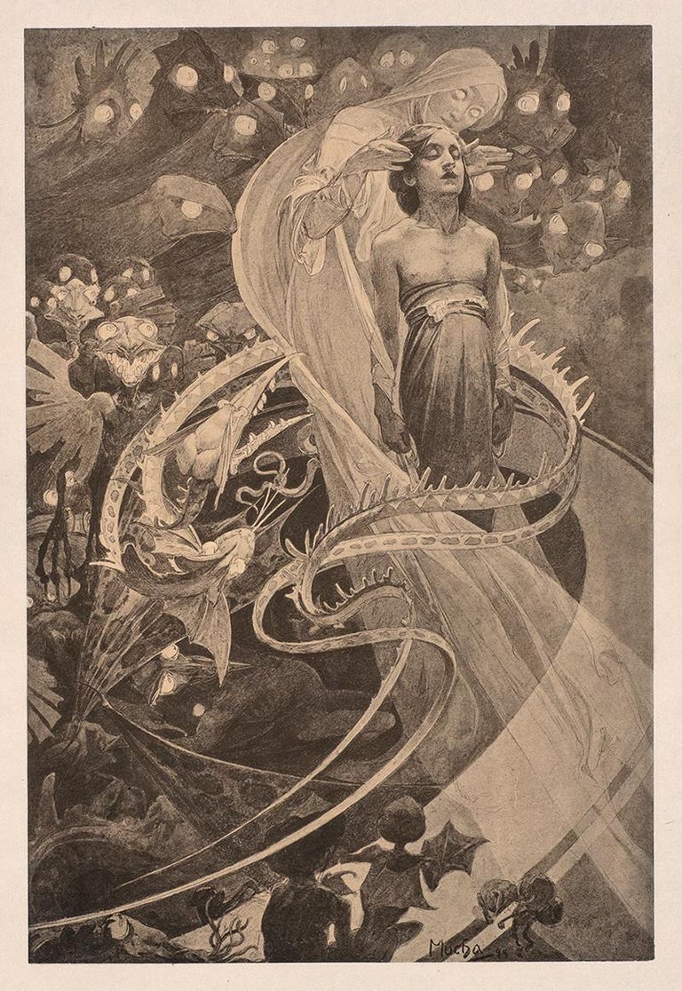 <i></noscript>Lead Us Not into Temptation</i>, from <i>Le Pater</i>, Japon lithograph, 1899