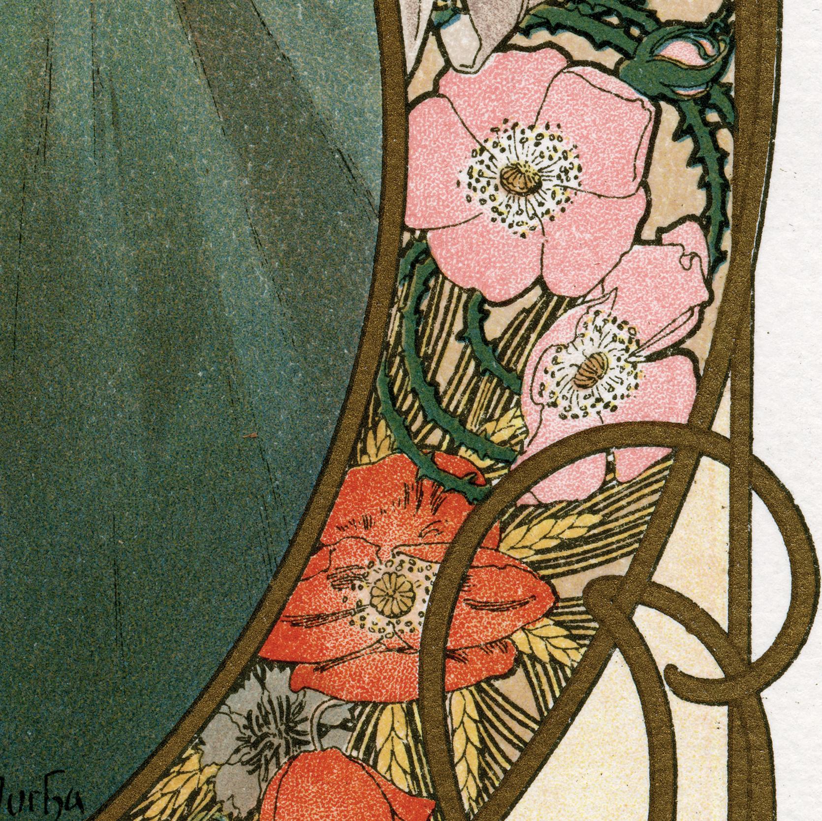 „Amen“ Original Jugendstil-Farblithographie von Alphonse Mucha, Original 1899 im Angebot 2