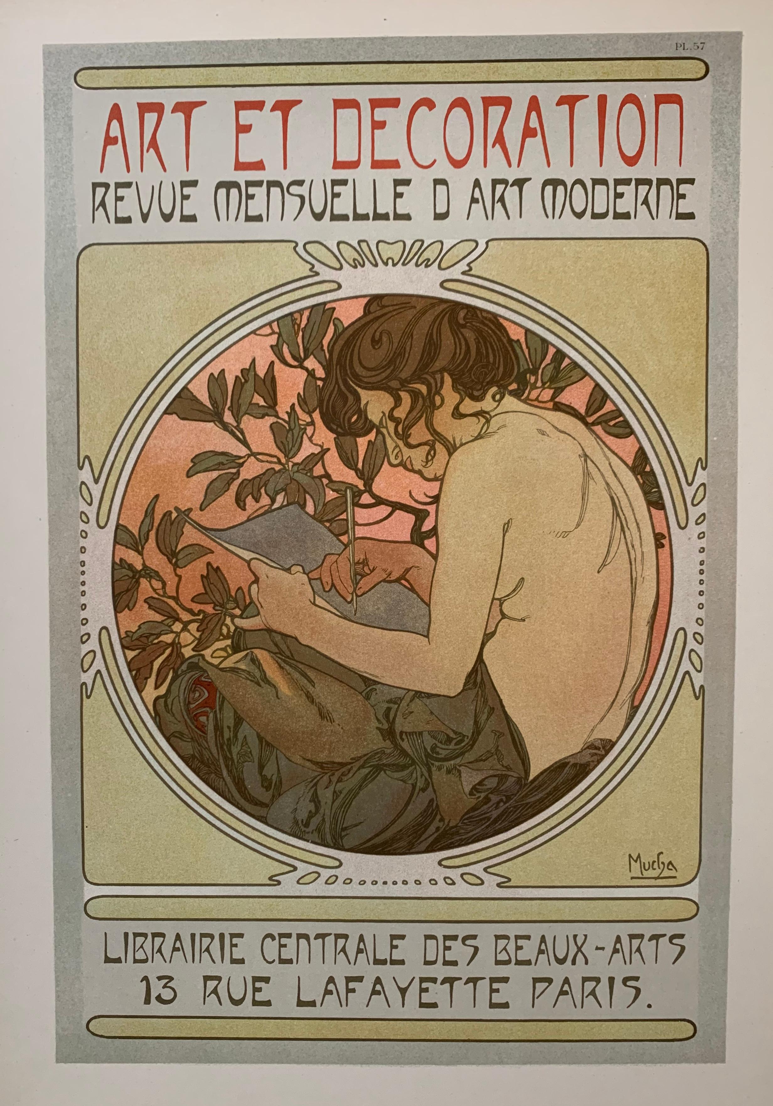 Documents Décoratives- complete - Art Nouveau Print by Alphonse Mucha