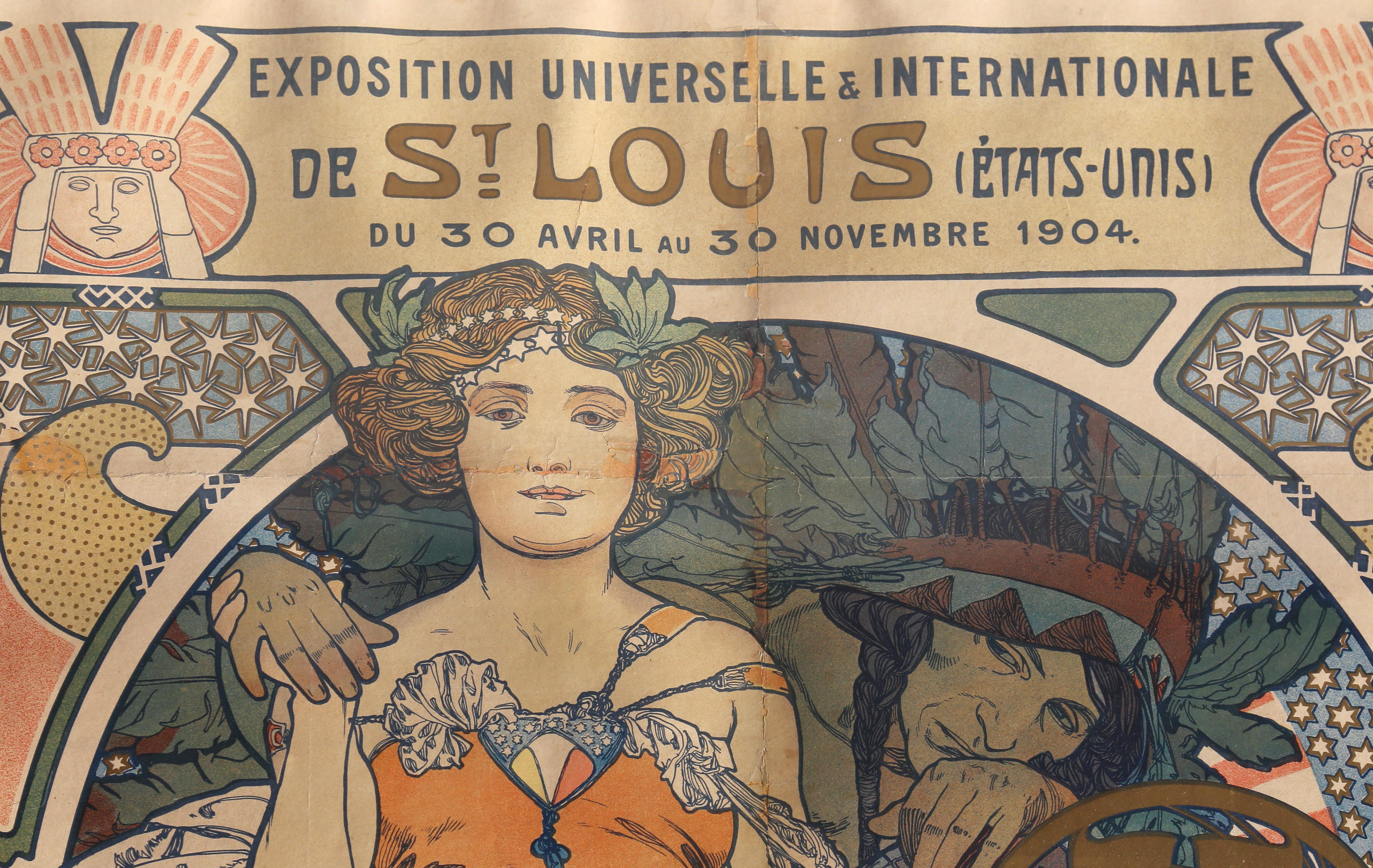 Exposition de St. Louis - Print by Alphonse Mucha