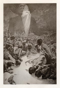 Used "Forgive Our Trespasses" Original 1899 Lithograph by Alphonse Mucha