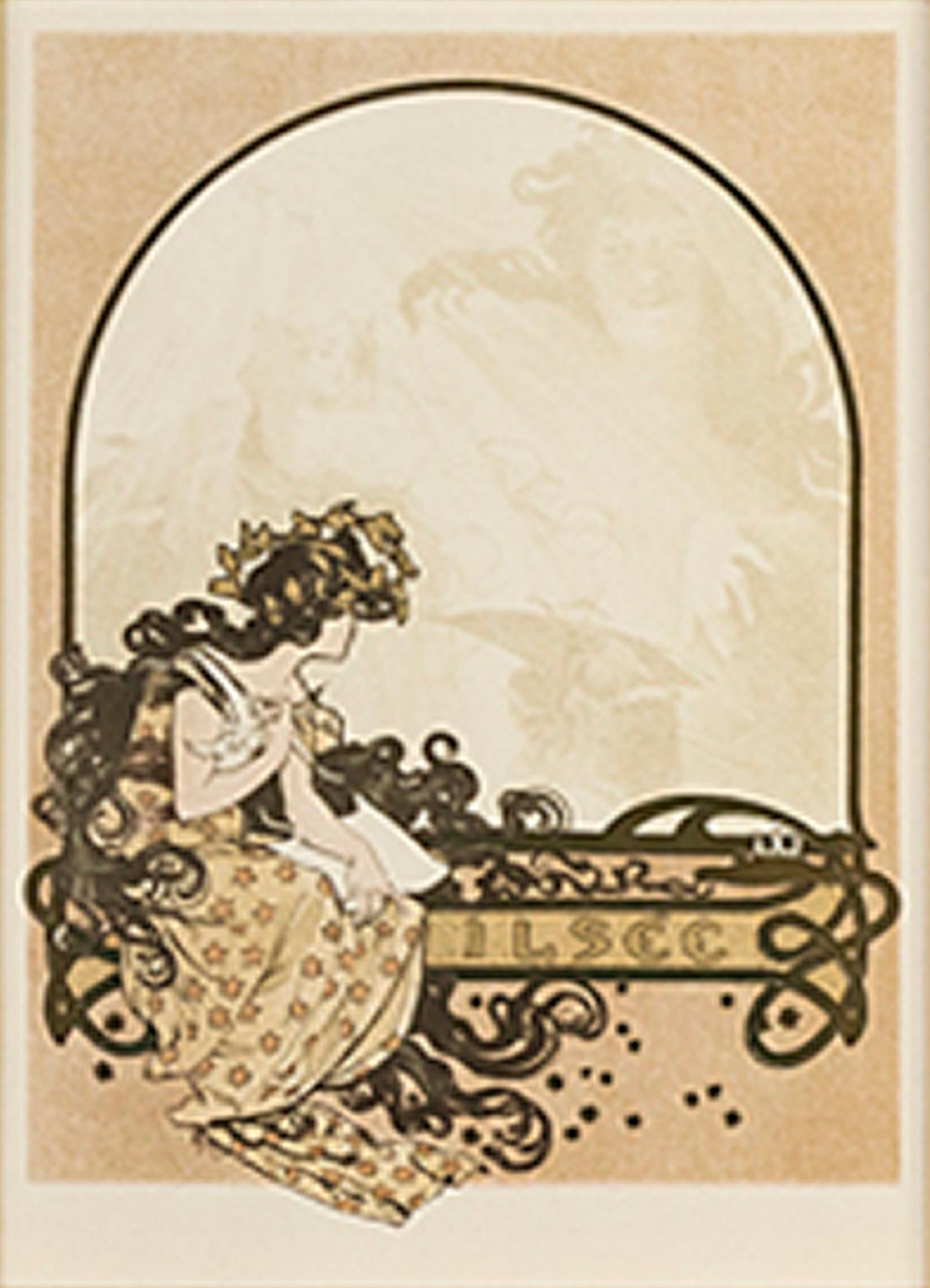 From: Ilsée, Princess of Tripoli Ilsee's Vision, Color Lithograph by A. Mucha - Print by Alphonse Mucha