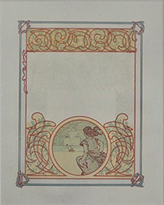 Antique From: Ilsée, Princess of Tripoli Recto: "Watching the Horizon" Verso: "Jaufre's 