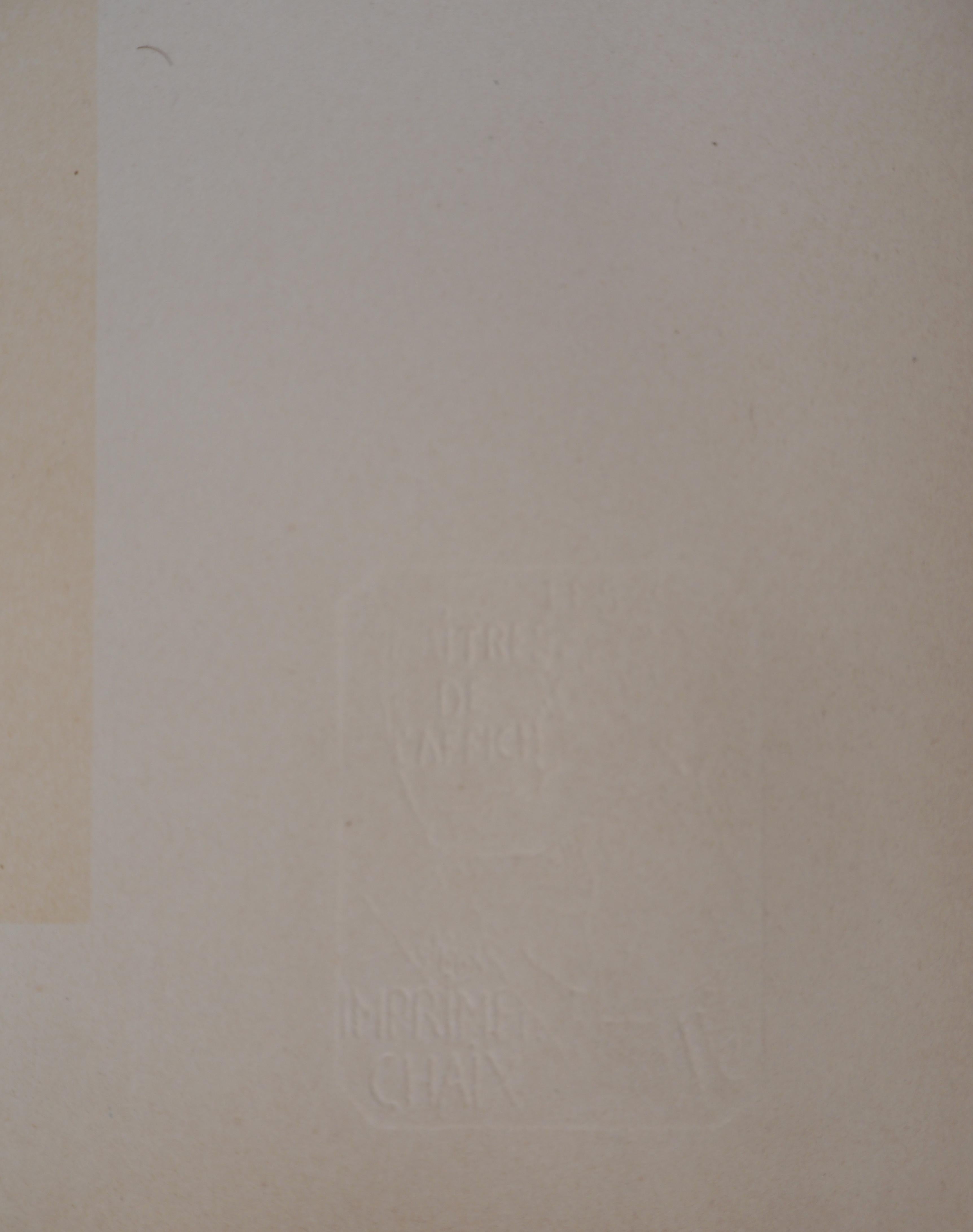 Gismonda (Sarah Bernhardt) - Lithographie (Les Maîtres de l'Affiche), 1895 im Angebot 2
