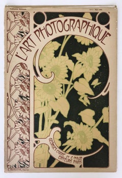 L'art Photographique Cover with Color Lithograph, Special Edition #9, Mars 1900
