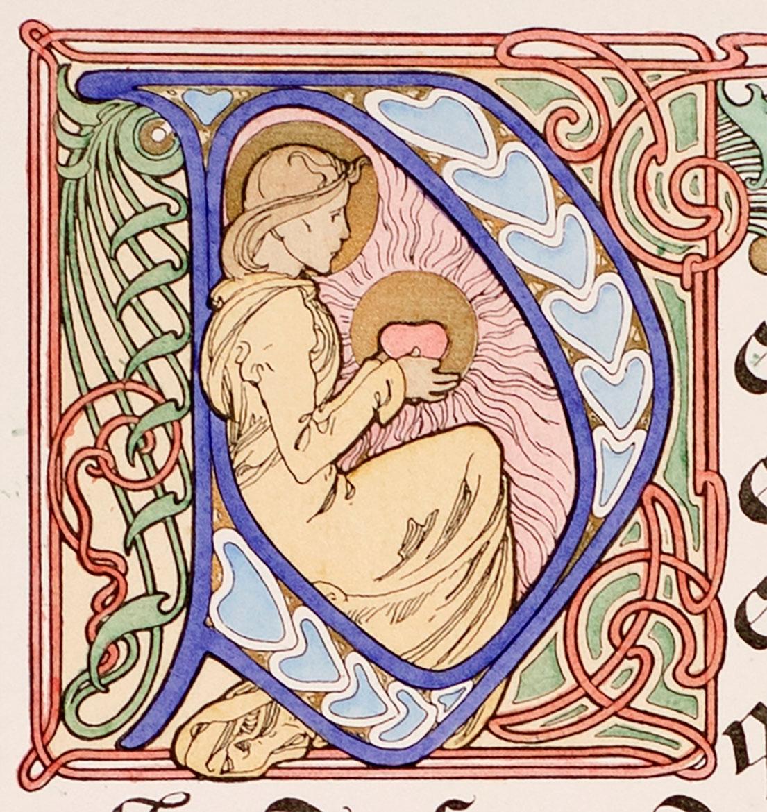 illuminated manuscript d