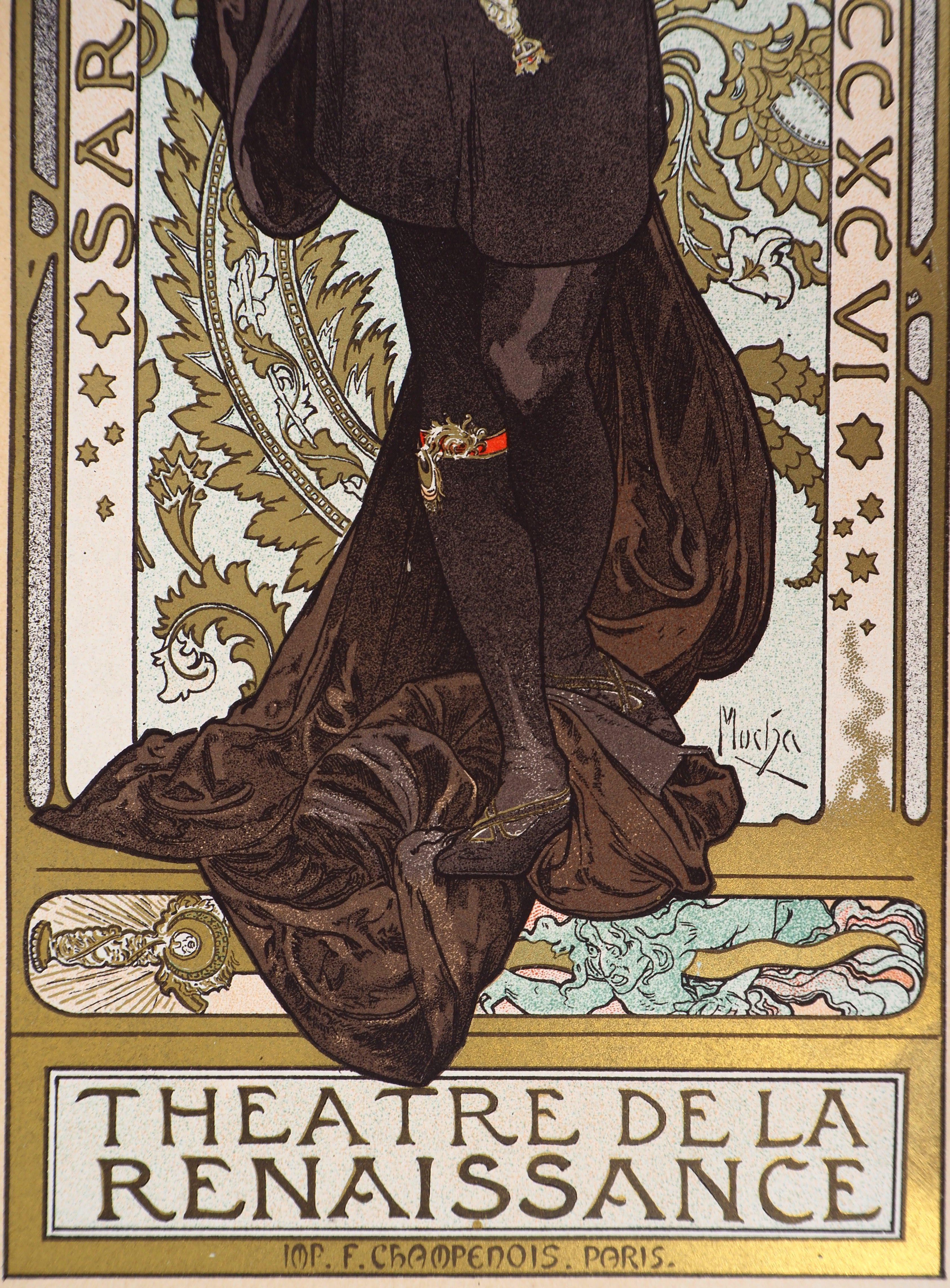 Lorenzaccio (Sarah Bernhardt) - Lithograph (Les Maîtres de l'Affiche), 1897 1