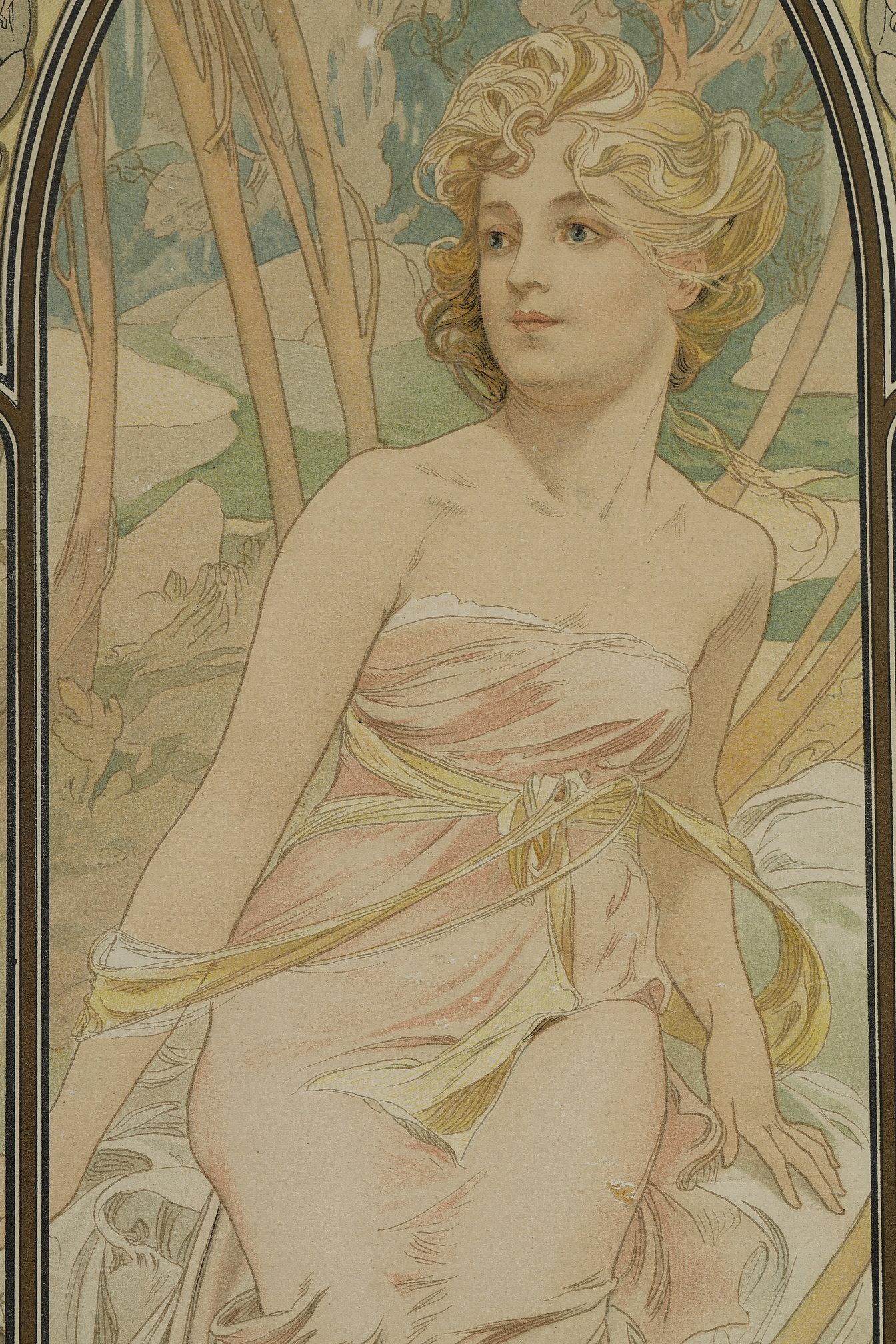 Réveil matinal
par Alfons MUCHA (1860-1939)
 
