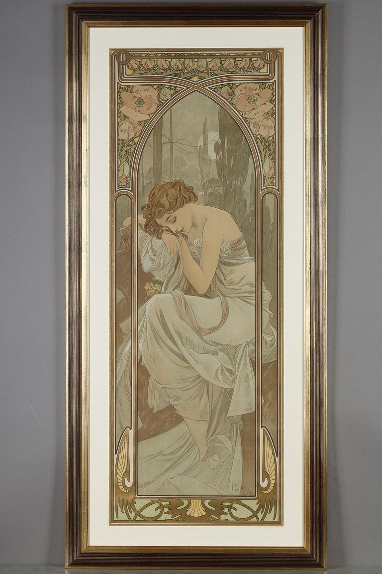 Alphonse Mucha - Night's Rest For Sale at 1stDibs | alphonse