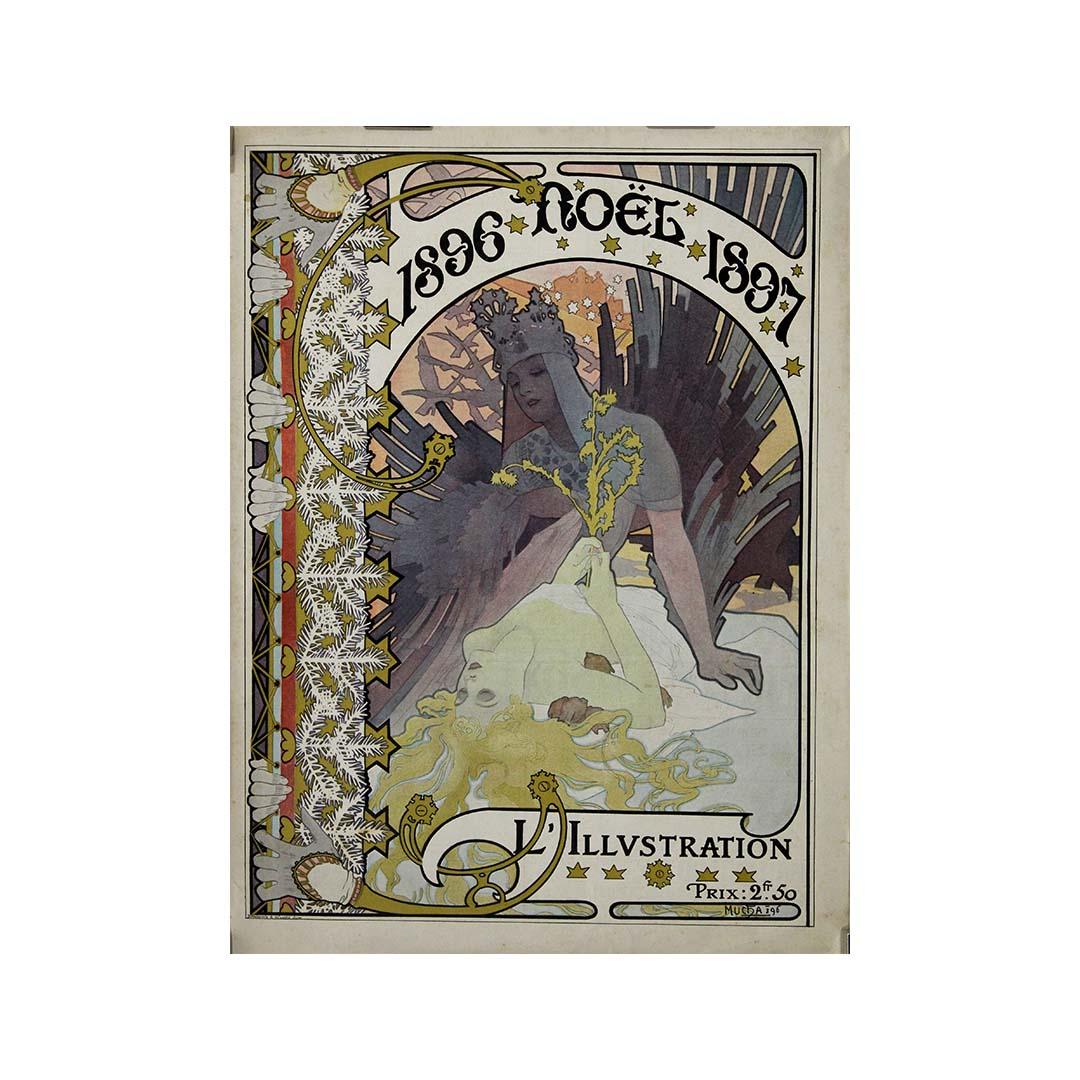 Noël-Ausgabe 1896-1897 von L'Illustration von Alphonse Mucha im Angebot 3