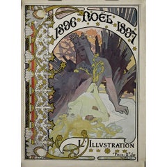 Noël-Ausgabe 1896-1897 von L'Illustration von Alphonse Mucha