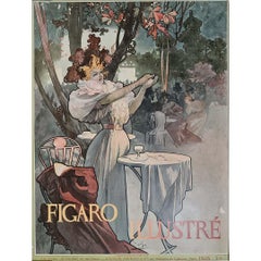 Portada original de 1896 de «Figaro Illustré», de Alphonse Mucha