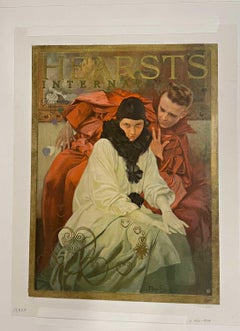 Original HEARST'S INTERNATIONAL 1922- Valentine, cover