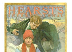 Originales antikes Deckel „HEARST'S INTERNATIONAL MARCH 1922“