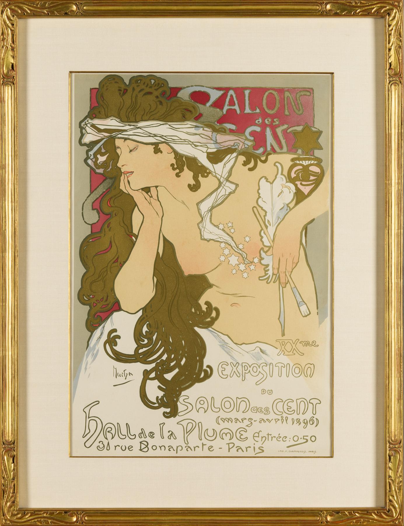 Salon des Cent - Print by Alphonse Mucha