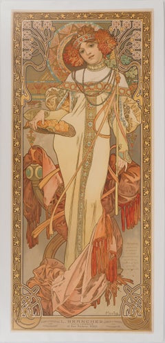 Jahreszeiten: Herbst - Originallithographie (Gesamtkatalog Brücken P50), 1903
