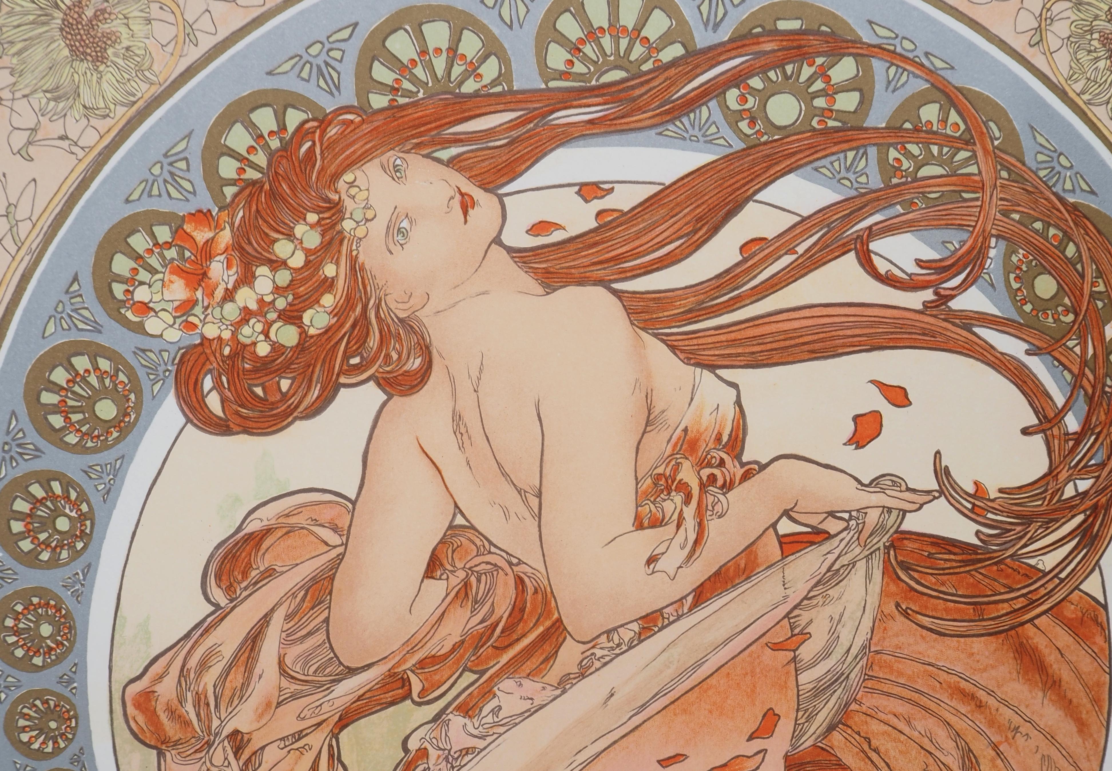 Le arti : La danza - Litografia - Edizione Henri Piazza 2